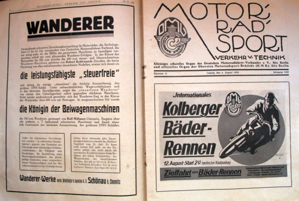 "Motor-Rad-Sport" Motorbike-Magazine 1928 (0622)